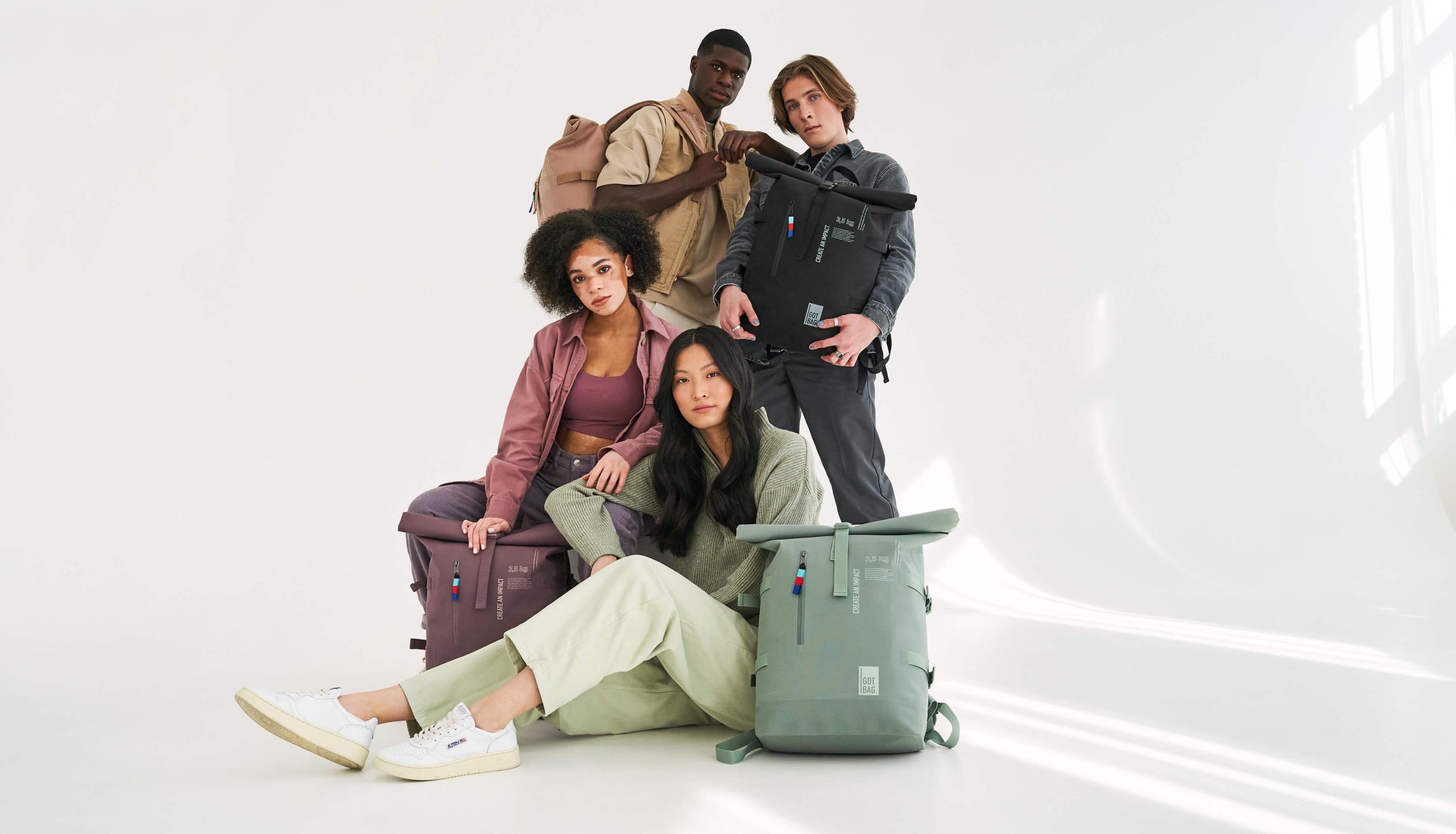 GOT BAG Rolltop Backpack Black - TALI Concept Store