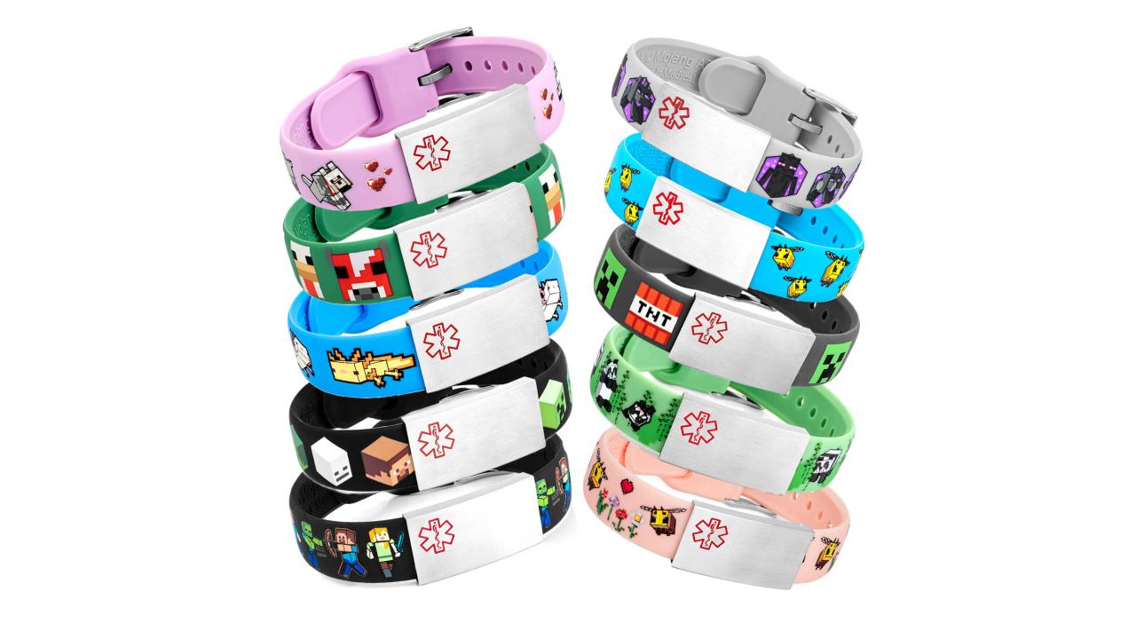 Medical alert bracelets